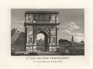 View of the Arch of Titus, Rome by Unbekannt
