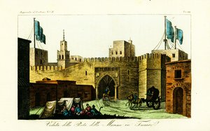 View of the Beb-kar, Gate to the Marina in Tunis, Tunisia