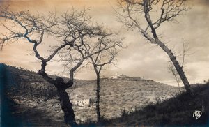 View of the Tuscan countryside