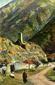 Village in the Caucasus, Russia