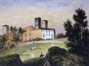Castle of Castiglione Falletto by Unbekannt