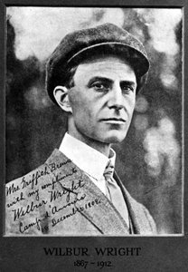 Wilbur Wright, American Aviator by Unbekannt