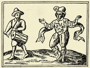 William Kempe dancing the Morris by Unbekannter Künstler