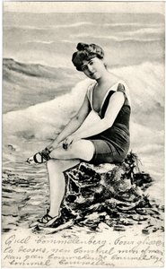 Woman in Swimsuits, c. early 1900s