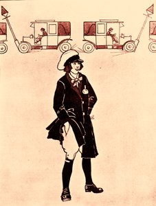 Woman Taxi Driver During World War I