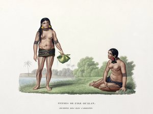 Women of the Caroline Islands by Unbekannt
