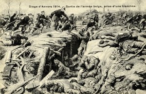 World War I: Siege of Antwerp by Unbekannter Künstler