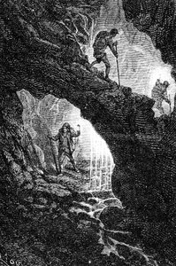 Facsimile of the Novel "Journey to the Center of the Earth" by Jules Verne by Unbekannter Künstler