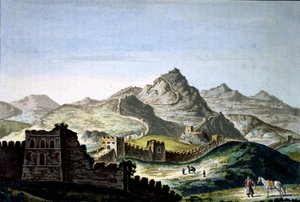 The Great Wall of China, c. 1820 (Engraving) by Unbekannter Künstler