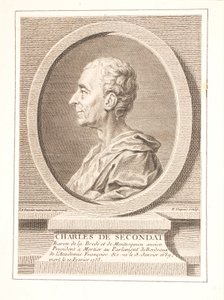 Charles-Louis de Secondat, Baron de La Brède et de Montesquieu by Unbekannter Stecher