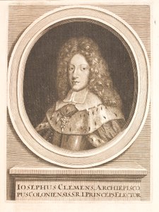 Joseph Clemens Kajetan of Bavaria, Archbishop of Cologne by Unbekannter Stecher