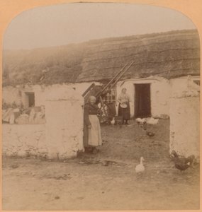 A Characteristic Home, Ballintoy Village, County Antrim, Ireland, 1900 by Underwood and Underwood