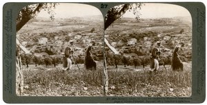 Bethany, as seen from the eastern slope of the Mount of Olives, Palestine, 1899
