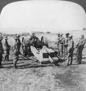 British naval gun, South Africa, Boer War, 1900 by Underwood and Underwood