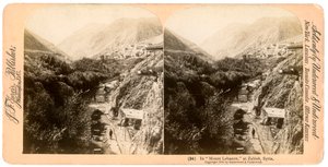 In Mount Lebanon, Zahlah, Lebanon by Underwood and Underwood