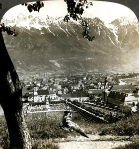 Innsbruck and the Bavarian Alps, Tyrol, Austria by Underwood and Underwood