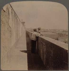 Long Walk along the Old Aqueduct, Lisbon, Portugal by Underwood and Underwood