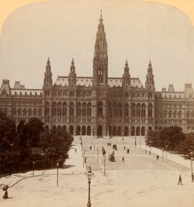 The Great Rathaus, Vienna, Austria Tower 320 ft. High, 1899