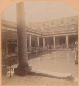 The old Roman Bath, Bath, England, 1900