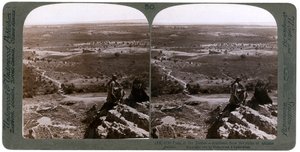 The plain of the River Jordan, as seen from the ruins of ancient Jericho, Palestine, 1903