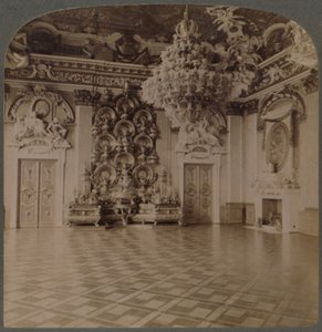 Throne Room, Royal Palace, Berlin, with Plate-Laden Sideboard and Regal Decorations, Germany by Underwood and Underwood