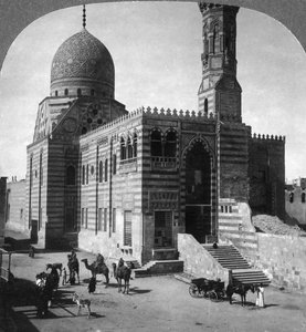 Tomb Mosque of Sultan Kait Bey, Cairo, Egypt, 1905 by Underwood and Underwood