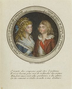 Maria Theresa Charlotte of France, Louis Charles of France by Unidentified