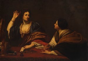 Martha Scolding Her Vain Sister Mary Magdalene by Unidentified