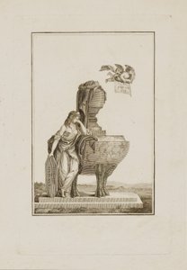 Mythological Figure Mourning over the Tomb of Louis XVI