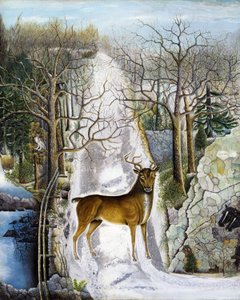 Stag at Echo Rock by Unidentified