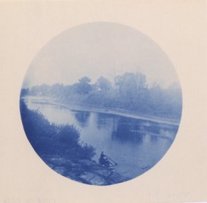 View of a Stream with Figures