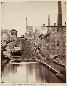 Incline on the Morris and Essex Canal, Newark, New Jersey, c. 1870 by Unidentified Photographer.