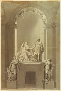 A Sepulchral Monument of Henry Cardinal York and Charles Edward Stuart, the 