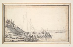 An Inn Near a River by Unknown