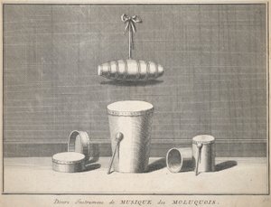 Various Musical Instruments of the Moluccans by Unknown