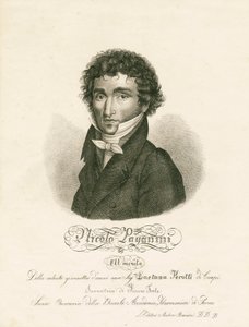 Niccolo Paganini - Portrait by Unknown