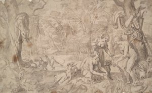 Nymphs in the Wood by Unknown