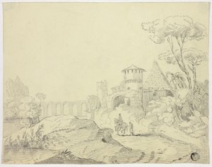 Outside of Porta Metella, Rome