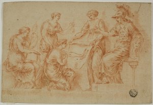 Pallas Athena and the Three Fates
