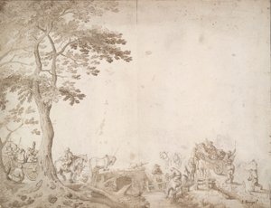 Peasant Outing by Unknown
