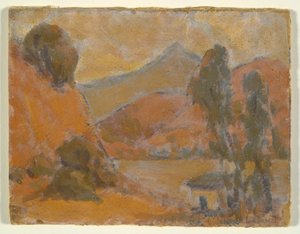 Pink Landscape by Unknown
