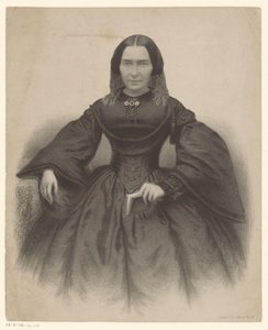 Portrait of an Unknown Woman in Black Dress by Unknown