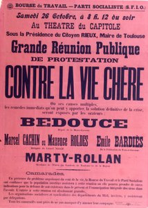 Poster of the Socialist Party