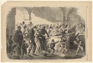The Starving People of New Orleans Fed by the United States Military Authorities, from Harper