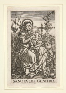 The Virgin and Child Seated on the Grassy Bank
