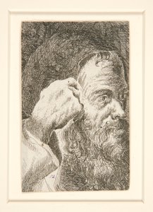 Untitled (Head of a Bearded Man) by Unknown