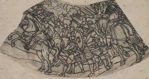 Warriors on Horseback by Unknown
