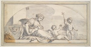 Woman with Three Children