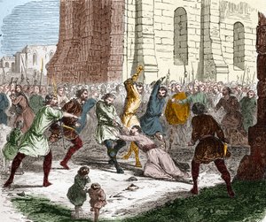The commune of the city of Laon against the oppression of the bishop Gaudry