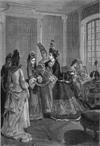 1685-1686: New Catholics. Engraving of the 19th Century by Unknown artist